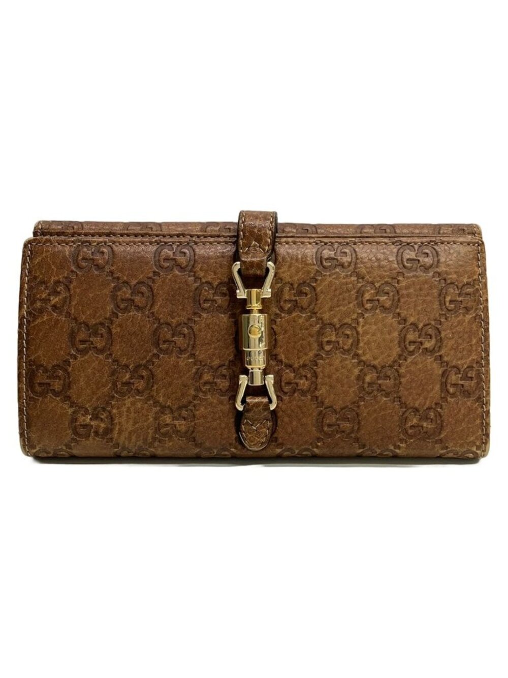 Gucci Wallet New Jackie Brown Leather